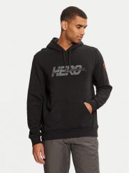 Rossignol Bluza RLNMS01 Czarny Regular Fit. Czarne bluzy męskie Rossignol, m, bez wzorów, z bawełny, bez ramiączek, bez kaptura. Za 419.00 zł.