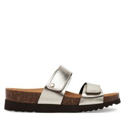 Klapki Scholl. Klapki damskie Scholl, bez wzorów, bez obcasa, bez zapięcia. Za 179.99 zł.