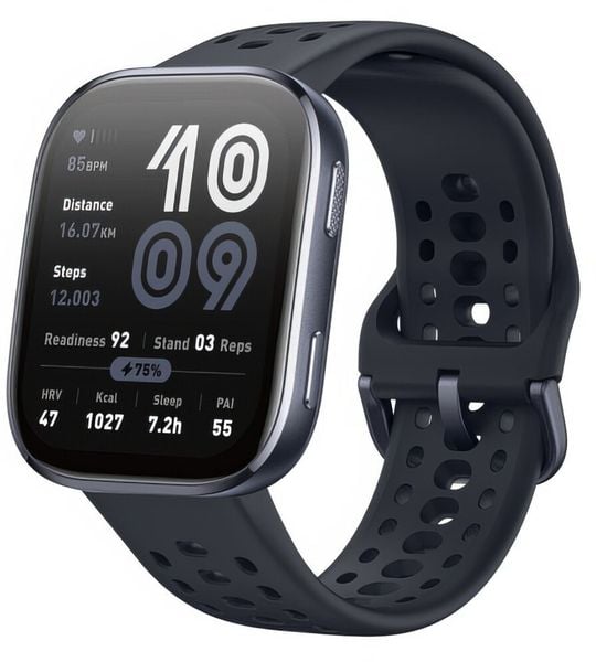 Smartwatch Amazfit Bip 6 Czarny (W2435EU1N). Czarne zegarki smartwatch Amazfit, bez wzorów. Za 294.20 zł.