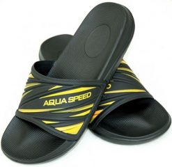 Aqua-Speed Klapki męskie Idaho czarne r. 45 (68-18). Czarne klapki męskie Aqua-Speed, bez wzorów, bez zapięcia. Za 59.78 zł.
