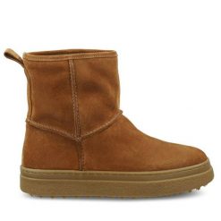 Śniegowce Gant. Brązowe śniegowce damskie GANT, bez zapięcia. Za 499.99 zł.
