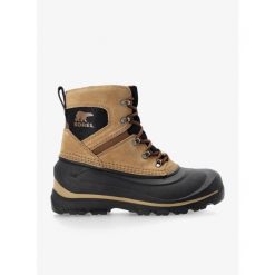 Buty zimowe męskie Sorel Buxton Lace Boot WP. Brązowe buty zimowe męskie Sorel, na zimę, bez wzorów, bez obcasa, bez zapięcia. Za 496.99 zł.