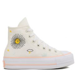Trampki Converse. Białe trampki i tenisówki damskie Converse, bez wzorów, bez zapięcia. Za 379.99 zł.