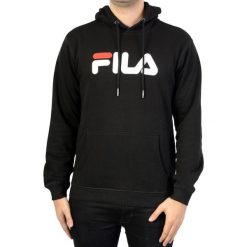 Bluza sportowa unisex Fila Classic Pure. Czarne bluzy sportowe męskie Fila, m, bez wzorów, z bawełny, z kapturem. Za 126.13 zł.