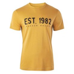 Koszulka męska Magnum Ellib - żółta, Rozmiar L. Żółte t-shirty męskie MAGNUM, l, bez wzorów, z bawełny, bez kołnierzyka, bez ramiączek. Za 49.99 zł.