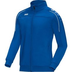 Kurtka Jako polyester Classico. Niebieskie kurtki męskie Jako, l, bez wzorów, z materiału, sportowe, z kapturem. Za 197.40 zł.