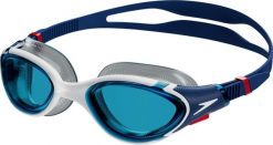 Speedo Okulary Pływackie na Basen Unisex Biofuse 2.0 Grey Blue. Niebieskie okulary przeciwsłoneczne damskie Speedo. Za 88.19 zł.