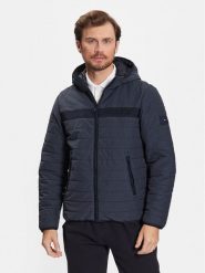 Tommy Hilfiger Kurtka przejściowa MW0MW31639 Granatowy Regular Fit. Niebieskie kurtki męskie Tommy Hilfiger, m, bez wzorów, z syntetyku, bez kaptura. Za 1,129.00 zł.