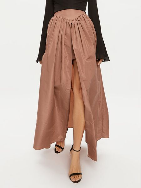 Pinko Spódnica maxi Botticino 102784 Y3LE Brązowy Relaxed Fit. Brązowe spódnice damskie Pinko, bez wzorów, z syntetyku, maxi. Za 996.07 zł.