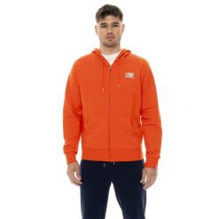 Bluza z bawełna z kaptur na siłownia na czas wolny. Brązowe bluzy męskie LEONE 1947 APPAREL, bez wzorów, z bawełny, bez kaptura, na fitness i siłownię. W wyprzedaży za 151.56 zł.