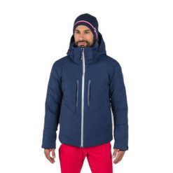 Kurtka narciarska Rossignol Direttissima. Niebieskie kurtki sportowe męskie Rossignol, na zimę, m, bez wzorów, bez kaptura, narciarskie. W wyprzedaży za 2,365.00 zł.