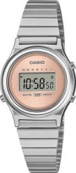 Zegarek Casio Vintage Zegarek damski Casio LA700WE-4AEF srebrny. Szare zegarki damskie Casio Vintage, srebrne. Za 183.73 zł.