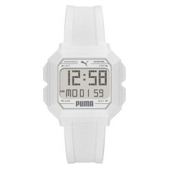 Zegarek sportowy męski Puma Remix P5054. Białe zegarki męskie Puma, bez wzorów. Za 238.70 zł.