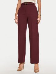 Marciano Guess Spodnie materiałowe Celia 4BGB03 7046A Bordowy Regular Fit. Czerwone spodnie materiałowe damskie Marciano Guess, z aplikacjami, z materiału. Za 949.99 zł.