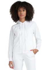 Bluza z kaptur na co dzień na siłownię. Szare bluzy damskie LEONE 1947 APPAREL, l, bez wzorów, z dresówki, bez ramiączek, bez kaptura. Za 252.56 zł.