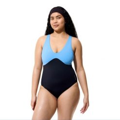 Strój kąpielowy damski Speedo Sculpture Butterfly Back. Czarne stroje kąpielowe damskie Speedo, bez wzorów. Za 339.99 zł.