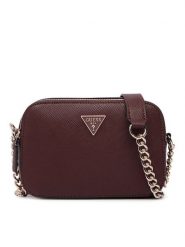 Guess Torebka Noelle II HWZG96 72140 Bordowy. Czerwone torebki do ręki damskie Guess, z aplikacjami, ze skóry, bez dodatków. Za 544.99 zł.