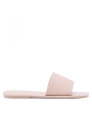 JENNY Klapki CT1011-3 Beżowy. Brązowe klapki damskie Jenny, bez wzorów, z tworzywa sztucznego, bez obcasa, bez zapięcia. Za 39.99 zł.