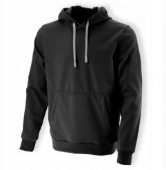 Dedra Bluza męska z kapturem rozm M, polies+ spandex, czarna one size. Czarne bluzy męskie Dedra, m, bez wzorów, bez ramiączek, z kapturem. Za 114.56 zł.