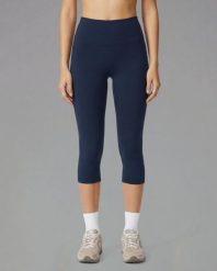 Legginsy 3/4 Softform™ - Granatowy. Niebieskie legginsy damskie JOY STUDIO, bez wzorów, z tkaniny. Za 190.00 zł.