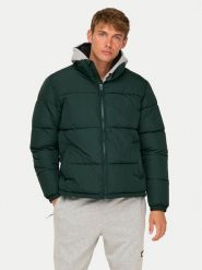 Only & Sons Kurtka zimowa 22025205 Zielony Regular Fit. Zielone kurtki męskie Only & Sons, na zimę, m, bez wzorów, z syntetyku, bez kaptura. Za 319.99 zł.