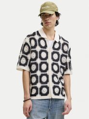 Jack & Jones Koszula Rorchard 12293276 Beżowy Loose Fit. Brązowe koszule męskie Jack & Jones, m, bez wzorów, z bawełny, bez kołnierzyka, bez ramiączek. Za 379.99 zł.