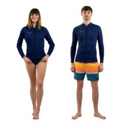 Kurtka dla obu płci - neopren 2-2mm. Czarne kurtki męskie HANA OUTDOORS, l, bez wzorów, z materiału, klasyczne, bez kaptura. Za 359.99 zł.