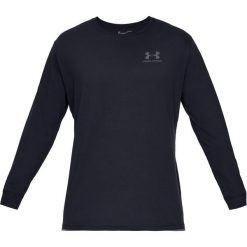 Koszulka z długim rękawem Under Armour Sportstyle Left Chest. Czarne bluzy męskie Under Armour, xl, bez wzorów, sportowe, bez ramiączek, bez kaptura. Za 143.50 zł.