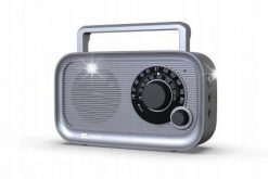 Radio Eltra Radio Hania 2105 3W Sieciowo-bateryjny Przenośne Uchwyt szary. Szare radia Eltra. Za 195.80 zł.