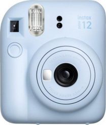 Aparat cyfrowy Fujifilm Instax Mini 12 niebieski. Aparaty kompaktowe FUJIFILM. Za 356.60 zł.