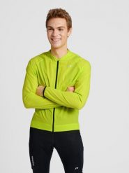 Kurtka Newline Core. Zielone kurtki sportowe męskie Newline, l, bez wzorów, z poliamidu, bez kaptura, na fitness i siłownię. Za 489.50 zł.