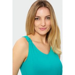 Top bez rękawów. Topy damskie Greenpoint, bez wzorów, z elastanu, bez kołnierzyka, bez ramiączek. Za 19.99 zł.