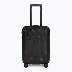 Walizka podróżna KADVA Roca 41. Czarne walizki damskie KADVA, bez wzorów, z materiału. Za 159.99 zł.