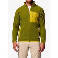 Kurtka polarowa Columbia Fast Trek Overlay Full Zip. Zielone kurtki sportowe męskie Columbia, s, bez wzorów, z polaru, bez kaptura, trekkingowe. Za 309.69 zł.