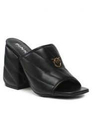 Pinko Klapki Martine Sabot Nappa Trapuntata PE 23 BLKS1 100666 A0O0 Czarny. Czarne klapki damskie Pinko, bez wzorów, ze skóry, bez obcasa, bez zapięcia. Za 669.99 zł.
