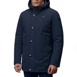 Kurtka BLAUER CHESTER Niebieski. Niebieskie kurtki męskie Blauer, m, bez wzorów, z tkaniny, bez kaptura. Za 1,143.99 zł.