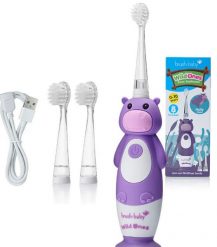Szczoteczka soniczna Brush-Baby Wild Ones Hippo Soniczna 0-10. Szczoteczki soniczne . W wyprzedaży za 139.90 zł.