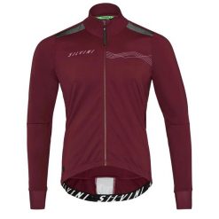 Kurtka z pełnym zamkiem błyskawicznym Silvini Ghisallo. Czerwone kurtki sportowe męskie Silvini, l, bez wzorów, z gumy, bez kaptura. Za 607.00 zł.
