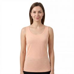Damski podkoszulek sportowy Merino. Czerwone koszulki sportowe damskie FJORK MERINO, bez wzorów, z wełny, bez ramiączek, do jazdy konnej. Za 359.00 zł.