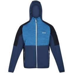 Kurtka Softshell Regatta dla Mężczyzn 2XL - Wiatroodporna i Oddychająca. Niebieskie kurtki męskie Regatta, m, bez wzorów, z softshellu, bez kaptura, trekkingowe. Za 236.99 zł.