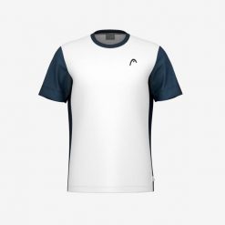 SLICE T-Shirt Boys. Białe t-shirty damskie Head, bez wzorów, sportowe, bez kołnierzyka, bez ramiączek. W wyprzedaży za 171.00 zł.