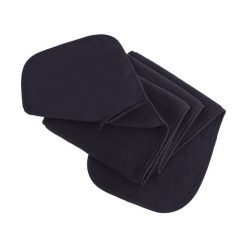 Polarowy Szalik Zimowy Z Kieszenią. Niebieskie szaliki męskie RESULT WINTER ESSENTIALS, bez wzorów, z polaru. Za 43.99 zł.
