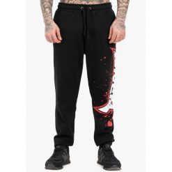 Spodnie dresowe Tapout Splashing. Czarne spodnie sportowe męskie TAPOUT, m, bez wzorów, z dresówki. Za 215.50 zł.