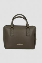 VALENTINO Zielona duża torebka Megeve. Zielone shopperki damskie Valentino by Mario Valentino, bez wzorów, duże, bez dodatków. W wyprzedaży za 499.99 zł.