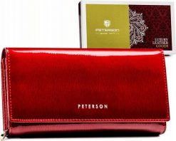 Peterson Pojemny, skórzany portfel damski z systemem RFID Peterson NoSize. Portfele damskie Peterson. Za 251.13 zł.