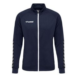 Kurtka Hummel Zip hmlAUTHENTIC Poly. Niebieskie kurtki męskie Hummel, m, bez wzorów, sportowe, bez kaptura. W wyprzedaży za 168.50 zł.