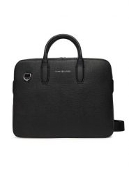 Tommy Hilfiger Torba na laptopa Th Business Leather Computer Bag AM0AM13642 Czarny. Czarne torby na laptopa damskie Tommy Hilfiger, bez wzorów, ze skóry. Za 779.99 zł.