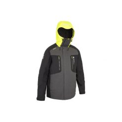 Parka żeglarska 500 męska. Szare parki męskie TRIBORD, m, bez wzorów, z materiału, bez kołnierzyka, bez kaptura. Za 299.99 zł.