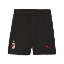 Młodzieżowe szorty AC Milan 24/25 PUMA Black. Czarna szorty damskie Puma, bez wzorów, młodzieżowe. W wyprzedaży za 114.00 zł.