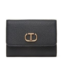 Portfel TWINSET. Czarne portfele damskie Twinset. Za 329.99 zł.